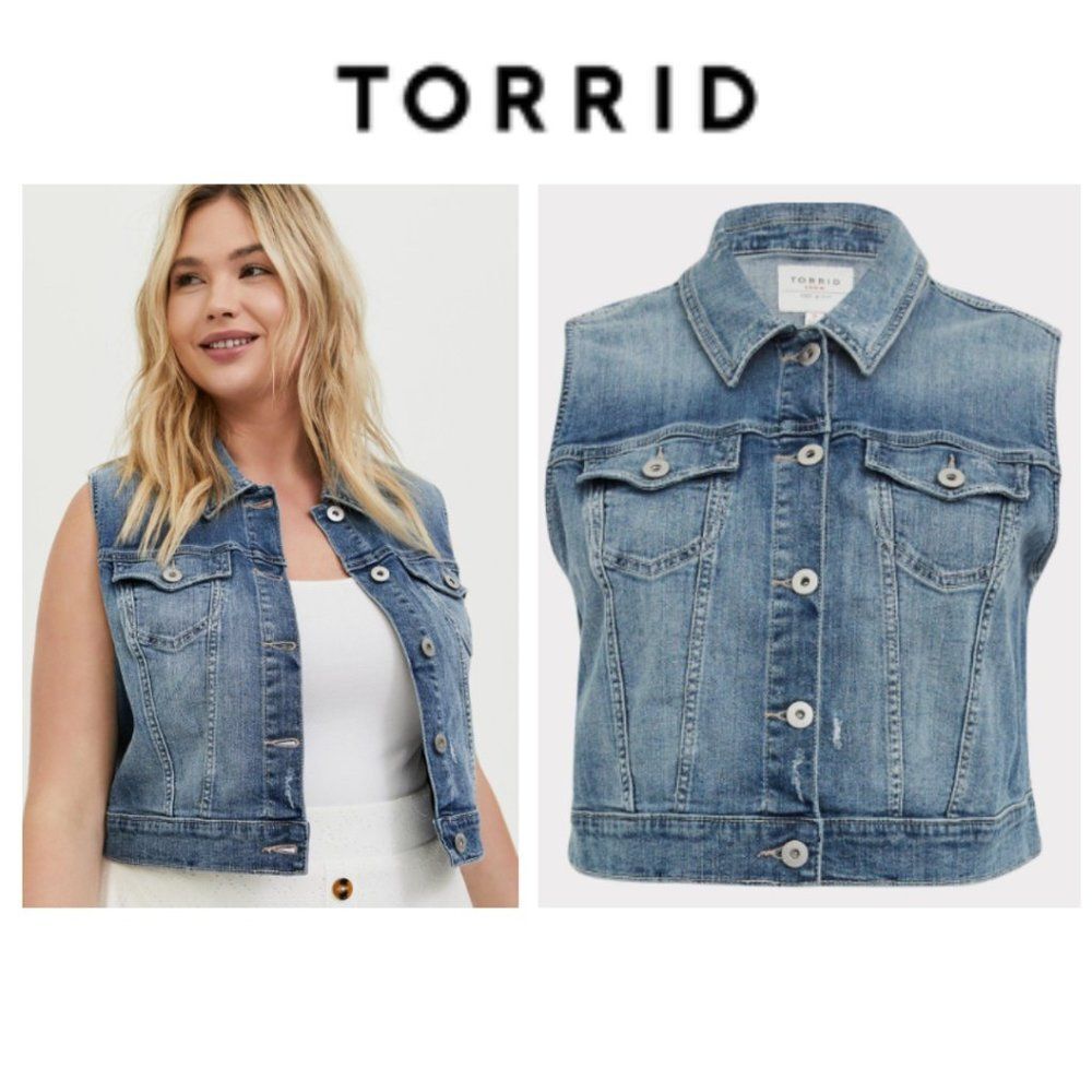 Torrid Denim First at Fit Denim Vest